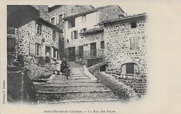 La Rue Des Puces Carte Precurseur Neuve - Saint Martin De Valamas