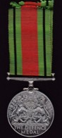 The Defense Medal Unnamed Original - Grande-Bretagne