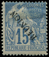 * REUNION 22A : 15c. Bleu, Surcharge RENVERSEE, TB - Otros & Sin Clasificación