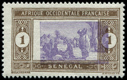 ** SENEGAL 53 : 1c. Brun Et Violet, Centre TRES DEPLACE, TB - Otros & Sin Clasificación