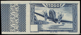 (*) TOGO PA 12 : (3f.) Bleu Gris, SANS Valeur Dans Le Cartouche, NON DENTELE, Bdf, TB - Other & Unclassified