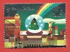 SAN MARINO USATO - 2015 - NATALE - Albero Di Natale - € 0,95 - S. 2498 - Oblitérés