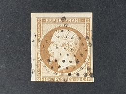 Louis Napoléon III  N° 9a  Avec Oblitération Etoile Avec Voisin, Cote: 900 €  Etat Bien - 1852 Louis-Napoleon