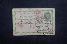 CANADA - Entier Postal De Ottawa Pour Londres En 1893 - L 41517 - Brieven En Documenten