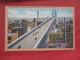 Delaware River Bridge  Camden   New Jersey >   Ref    3583 - Camden