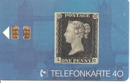 Timbre Stamp Reine Victoria Queen Télécarte Allemagne édition 1/1991 Phonecard  (G 187)) - E-Series : D. Postreklame Edition