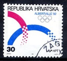 CROATIA 1992 Winter Olympics Used.  Michel 188 - Kroatien