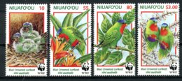 Niuafo'ou, Tin Can Island, 1998, Birds, World Wildlife Fund, WWF, MNH, Michel 326-329 - Altri - Oceania
