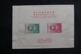 FORMOSE - Enveloppe FDC En 1962 - Bloc Au Verso - L 41949 - FDC