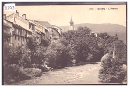 BOUDRY - L'AREUSE - B ( PETIT PLI D'ANGLE ) - Boudry