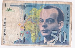 50 Francs St Exupéry 1997 Série L040185870 - 50 F 1992-1999 ''St Exupéry''