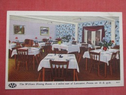 Pennsylvania >  The Willows Dining Room  5 Miles East Of Lancaster   Ref    3587 - Lancaster