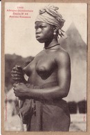 AFRIQUE OCCIDENTALE - 1344 - ETUDE N° 23 - FEMME SOUSSOU AUX SEINS NUS , BIJOUX - Collection Générale Fortier - Guinée Française