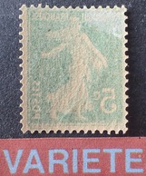 R1615/906 - 1907 - TYPE SEMEUSE - N°137 NEUF* - VARIETE ➤➤➤ Impression RECTO-VERSO - Neufs