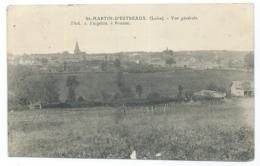 CPA ST SAINT MARTIN D'ESTREAUX, VUE GENERALE, LOIRE 42 - Other & Unclassified