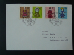 Lettre FDC Poupées Dolls Bonn Allemagne Germany 1968 - Bambole