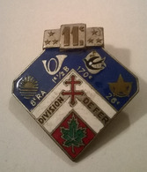 Médaille De Guerre / Broche 39 - 45 / Division De Fer 8e RA 11e Arthus Bertrand - France