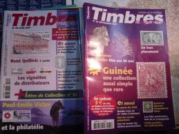 75 REVUES TIMBRES MAGAZINE TRES BON ETAT - Francese