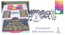 Woodstock 50th Anniversary FDC, Bethel, NY Pictorial Cancellation, From Toad Hall Covers! (#4 Of 4) - 2011-...