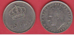 Spanien 25 Pesetas K-N 1983 Schön Nr.55,KM Nr.824 - 25 Pesetas