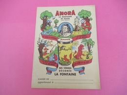 Protège   Cahier/Moutarde/ AMORA / La Moutarde De DIJON/ La Fontaine/ EFGE Valenciennes /Vers 1950           CAH206 - Moutardes