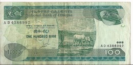 Etiopia - 100 Birr 1989 - P.50a - Ethiopië