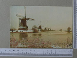 NETHERLANDS - POLDERMOLENS VAN HET -  KINDERDIJK -   2 SCANS    - (Nº30619) - Kinderdijk