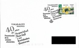 SPAIN. POSTMARK 40th ANNIV. SOCIAL SECURITY AND ITS MANAGEMENT ENTITIES. 2019 - Autres & Non Classés