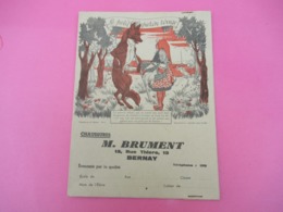 Protège-Cahier/Chaussures/ Le Petit Chaperon Rouge/ BRUMENT /  Rue Thiers BERNAY/ Eure /Vers 1930-1950  CAH223 - Shoes