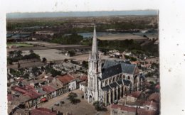 LA CHAPELLE-BASSE-MER VUE AERIENNE L'EGLISE ET LA PLACE - La Chapelle Basse-Mer