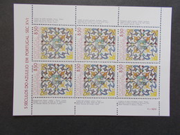 PORTUGAL   -  FEUILLES  Complete  Di Timbres   N° 1529 A   Année 1981   Neuf XX   ( Voir Photo )  48 - Full Sheets & Multiples