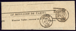 Lettre. Manque De Timbres. No 4aA, Obl Cad Papeete 26.8.84. - TB - Autres & Non Classés