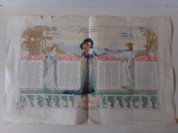 Calendrier " Femina " 1904 ( Dans L'état ) - Tamaño Grande : 1901-20