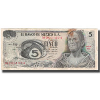 Billet, Mexique, 5 Pesos, 1969-12-03, KM:62a, TB - Mexique