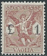 1924 REGNO SEGNATASSE PER VAGLIA 1 LIRA MNH ** - UR37-8 - Tax On Money Orders