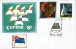 Māori Indigenous Polynesian People Of New Zealand, Sailing Australian Cover CUP-PEX Claremont AUSTRALIA-NZ - Storia Postale