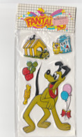 Pochette De 6 Stickers PLUTO DISNEY SX 21993 Date Des Années 1990 - Scrapbooking