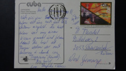 Cuba - 1988 - Mi:CU 3181, Sn:CU 3025, Yt:CU 2847 On Postcard - Look Scans - Brieven En Documenten