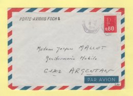 Porte Avions Foch - Fort De France Aerogare - 16-12-1974 - Marianne De Bequet - Posta Marittima