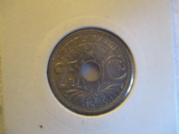 France: 25 Centimes 1939 Avec Points - 25 Centimes