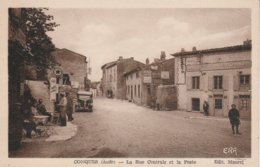 11 - CONQUES - La Rue Centrale Et La Poste - Conques Sur Orbiel