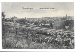 67 - DIEMERINGEN - Totalansicht Mit Bahnhof (cachet Train) - Diemeringen