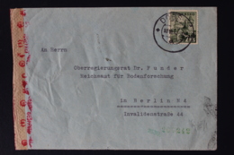 Slovakia Slowakei Cover Dobschau  Coburgwerke To Berlin  1942 Censored - Storia Postale