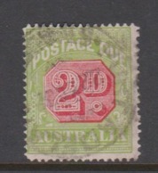 Australia D 102 1931-37 Postage Due 2 D Carmine And Yellow Green,used - Port Dû (Taxe)