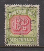 Australia D 125 1946-57 Postage Due ,6d ,carmine And  Green,used - Impuestos