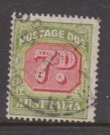 Australia D 126 1946-57 Postage Due ,7d ,carmine And  Green,used - Port Dû (Taxe)