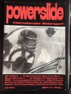 Revue Powerslide Motorsport Juillet 1970 Sport Automobile Le Mans Nurburgring Indianapolis Voir Sommaire - Sport