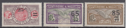 St Pierre Et Miquelon 118 + 121 + 122 ** - Unused Stamps