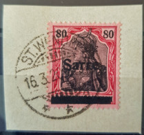 SARRE / SAARGEBIET 1920 - Canceled - Mi 16 - Usados