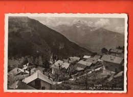 MTV-24 Gryon Sur Bex, Dents Du Midi Et Croix De Javernaz  Circulé 1935  Perrochet Matile - Bex